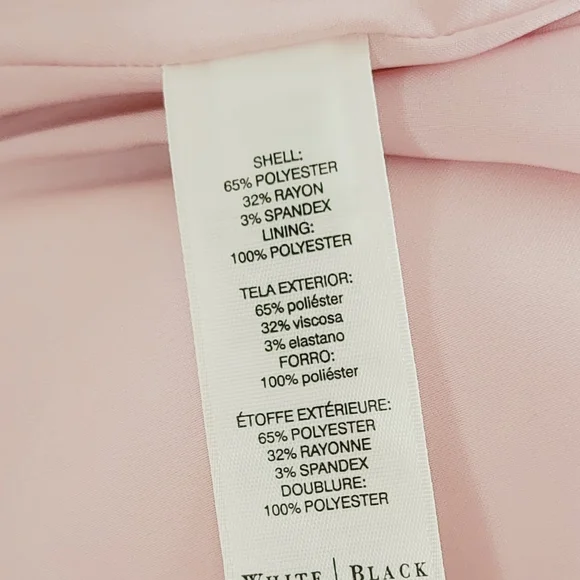 WHITE HOUSE BLACK MARKET Pink Skirt Size 12 - Picture 8 of 8